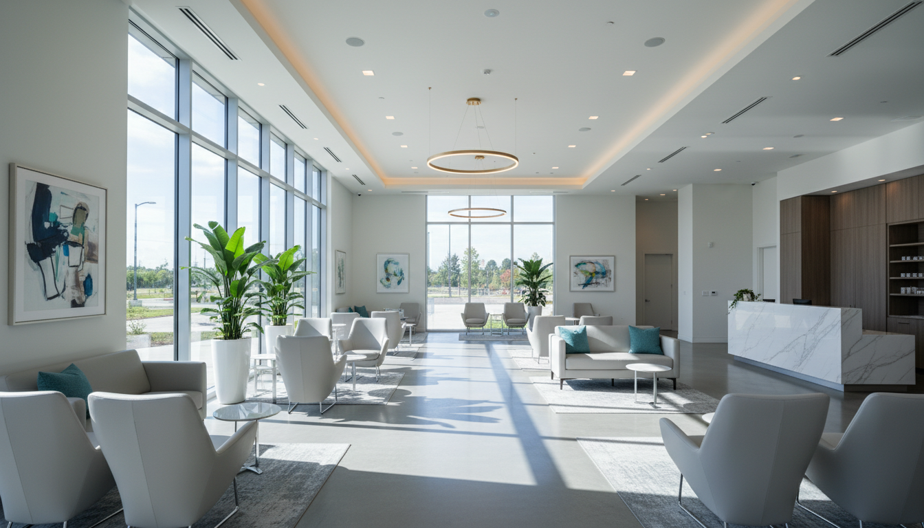 Modern and clean See Clear Eye Care clinic interior